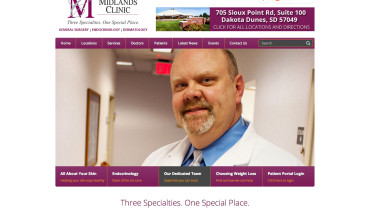 Midlands Clinic: Website Redesign
