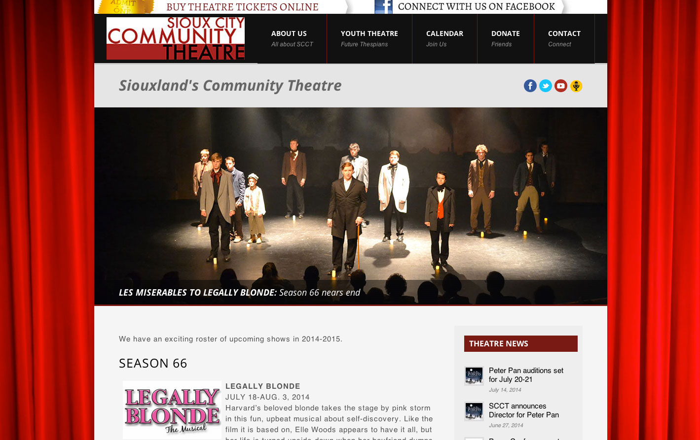 Community Theatre rolls out new website