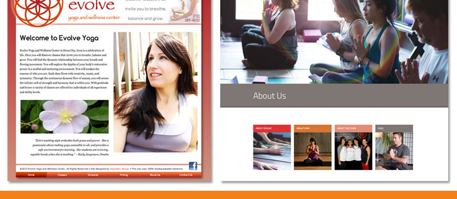 OM! Evolve Yoga Website Redesign Complete!