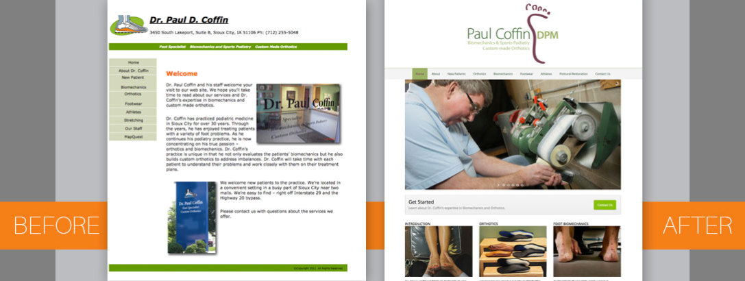 Project Complete: Dr. Paul Coffin Website Redesign