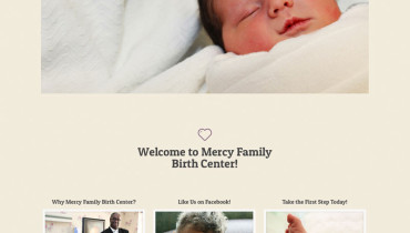 Mercy Family Birth Center: New Website